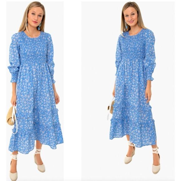 Tuckernuck Pink City Prints Isabel Cornflower Lolita Dress Size S - Picture 4 of 8